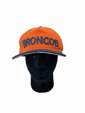 New Era Denver Broncos NFL Vintage Collection Orange and Blue Snapback Hat